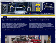 Tablet Screenshot of franke-lancia.nl